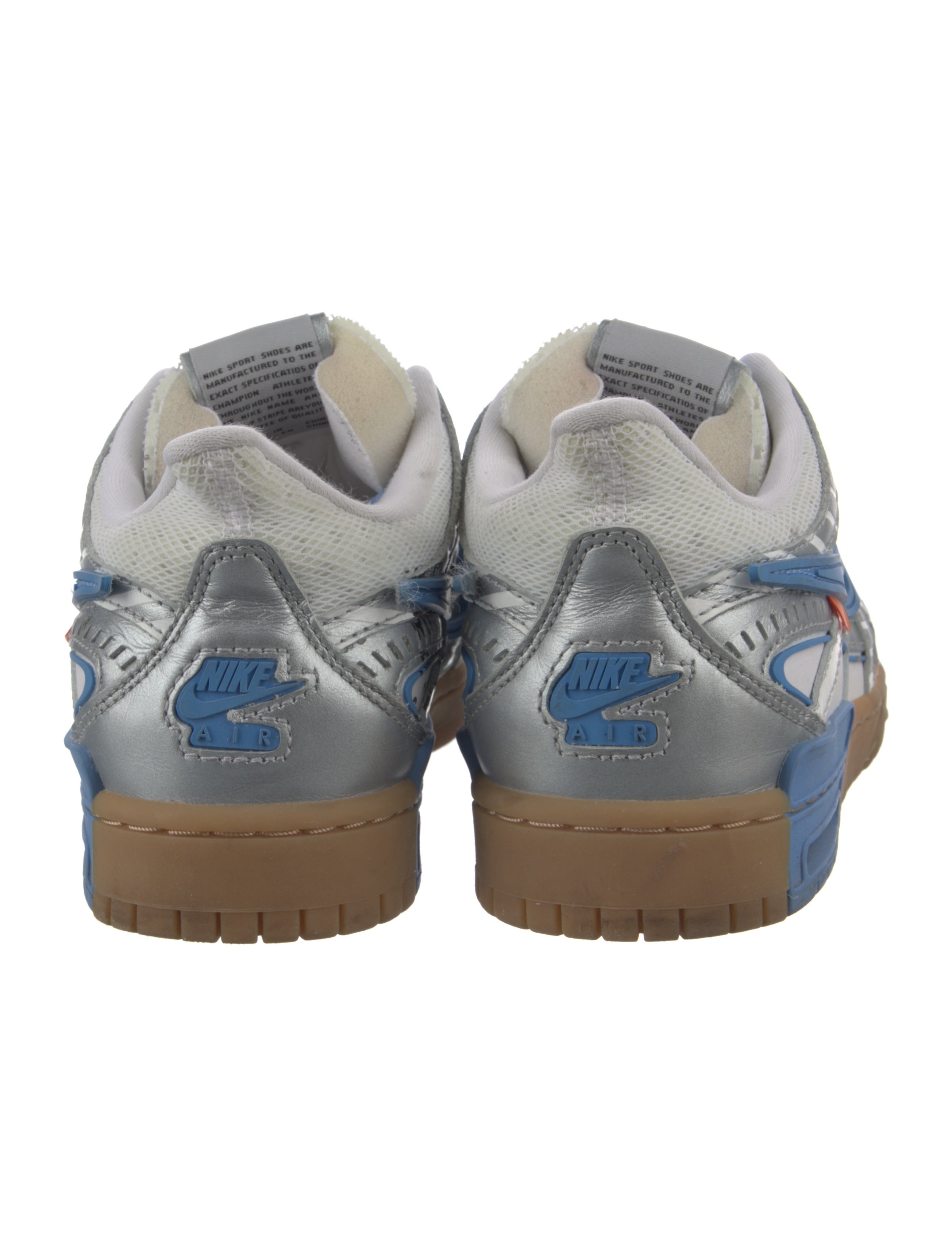 Off-White x Nike Air Rubber Dunk 'University Blue' Sneakers